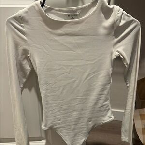 Babaton Cream Crew Neck Top
